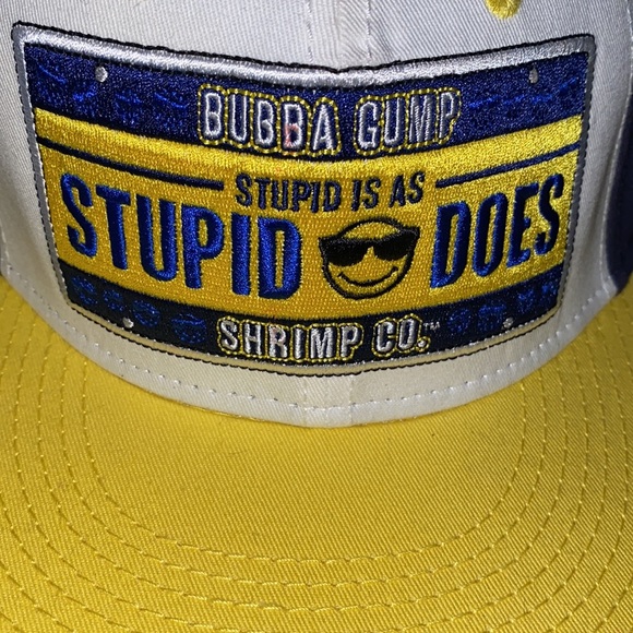 Bubba Gump Shrimp Co. - “Stupid Is As Stupid Does” Snap Back Cap - One Size - Picture 5 of 9